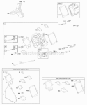 Cylinder Head Gasket Set - Engine Gasket Set - Valve Valves Diagram and Parts List for 20B414-0698-E1  Briggs and Stratton Engine